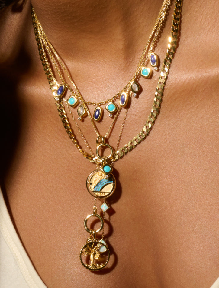 Diamonds & Gemstone Necklaces and Jewelry tagged "material_lapis