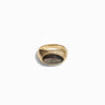 Black Mother of Pearl Signet Ring