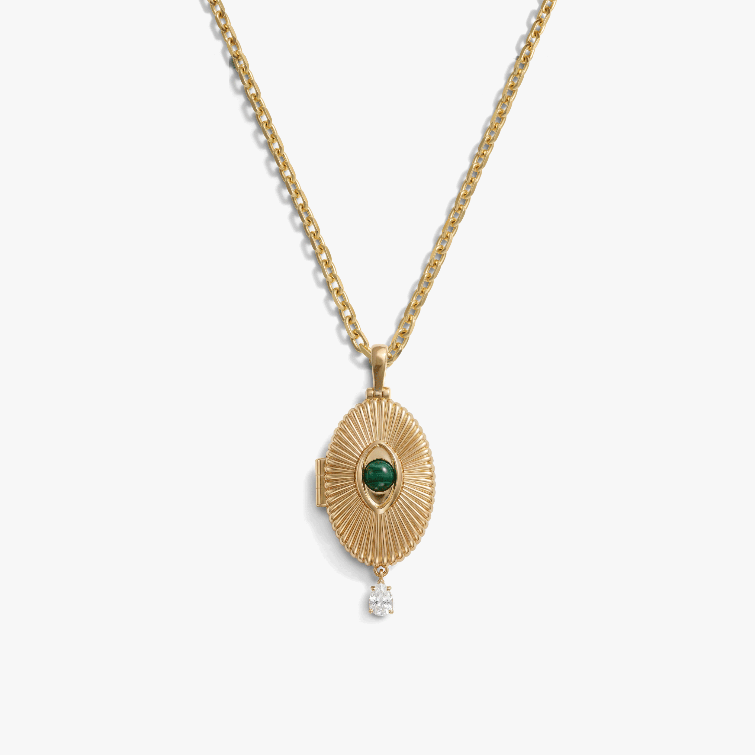 Lover's Eye Locket Necklace – Awe Inspired