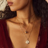 Persephone + Pomegranate Amulet Necklace Set