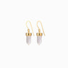 Crystal Quartz Wire Earrings