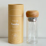 Paradise Double Wall Glass Bottle by The Qi