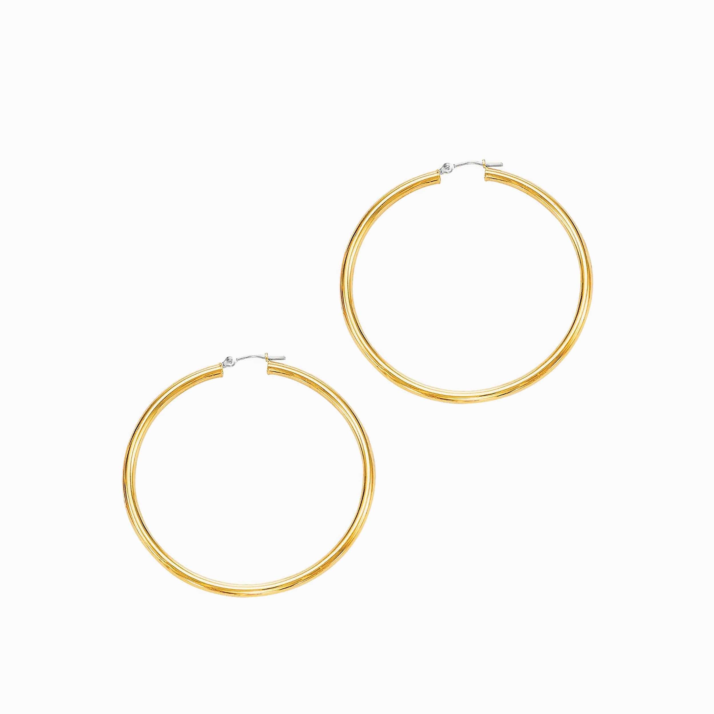 50mm Gold Filled Ombre Wire Wrapped online Hoops