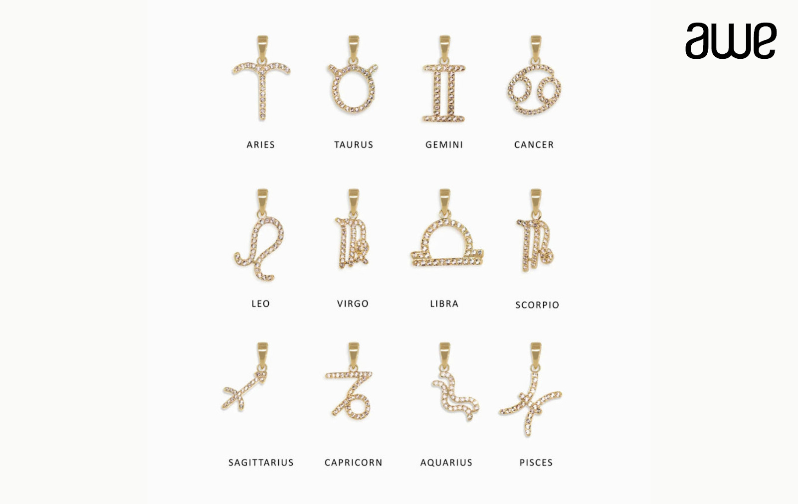 Your Zodiac Sign Jewelry Chart Awe Inspired