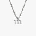 Awe Inspired  Necklaces Sapphire Angel Number Necklace