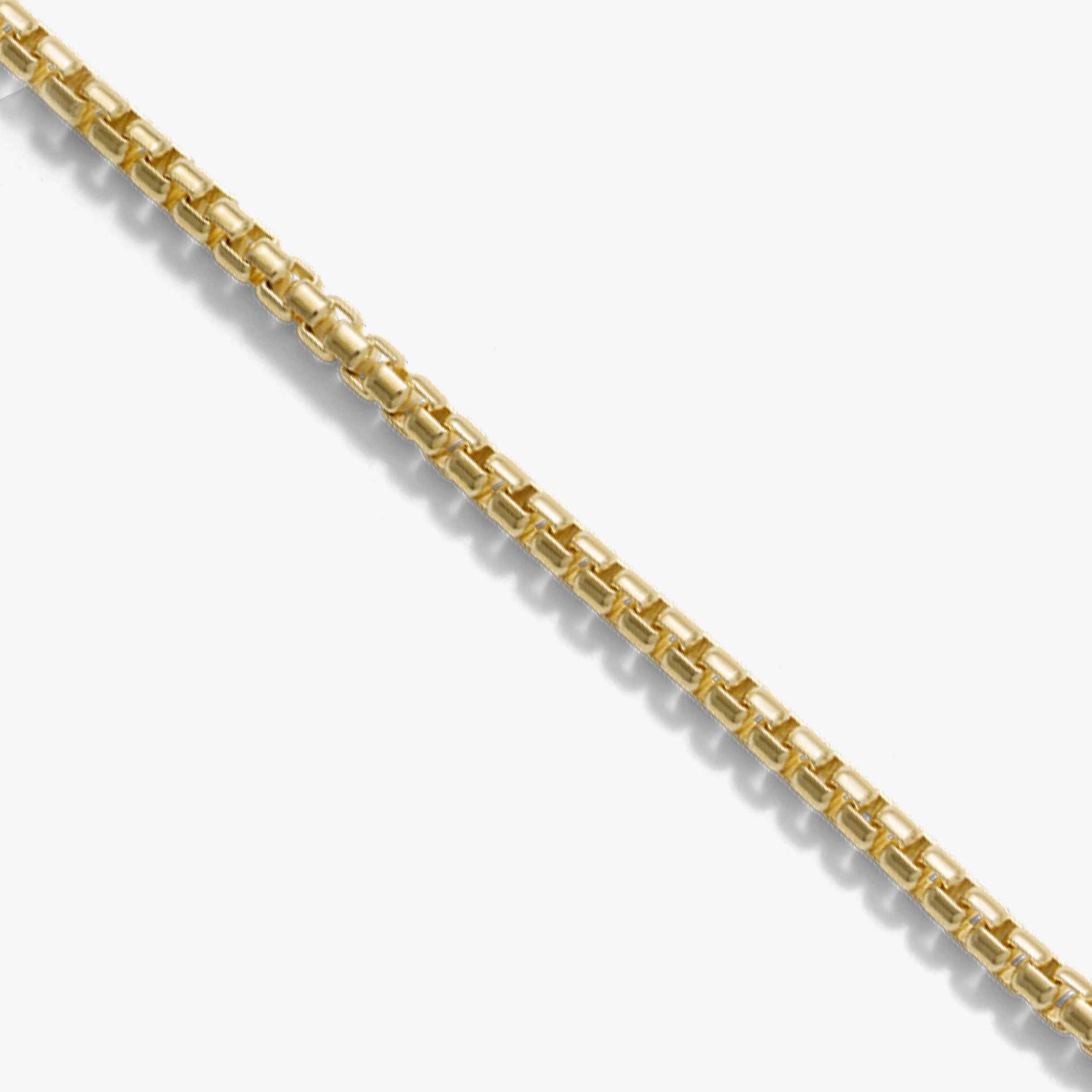 Awe Inspired Necklaces 14K Gold Vermeil / 18'' 2.1mm Rounded Box Chain