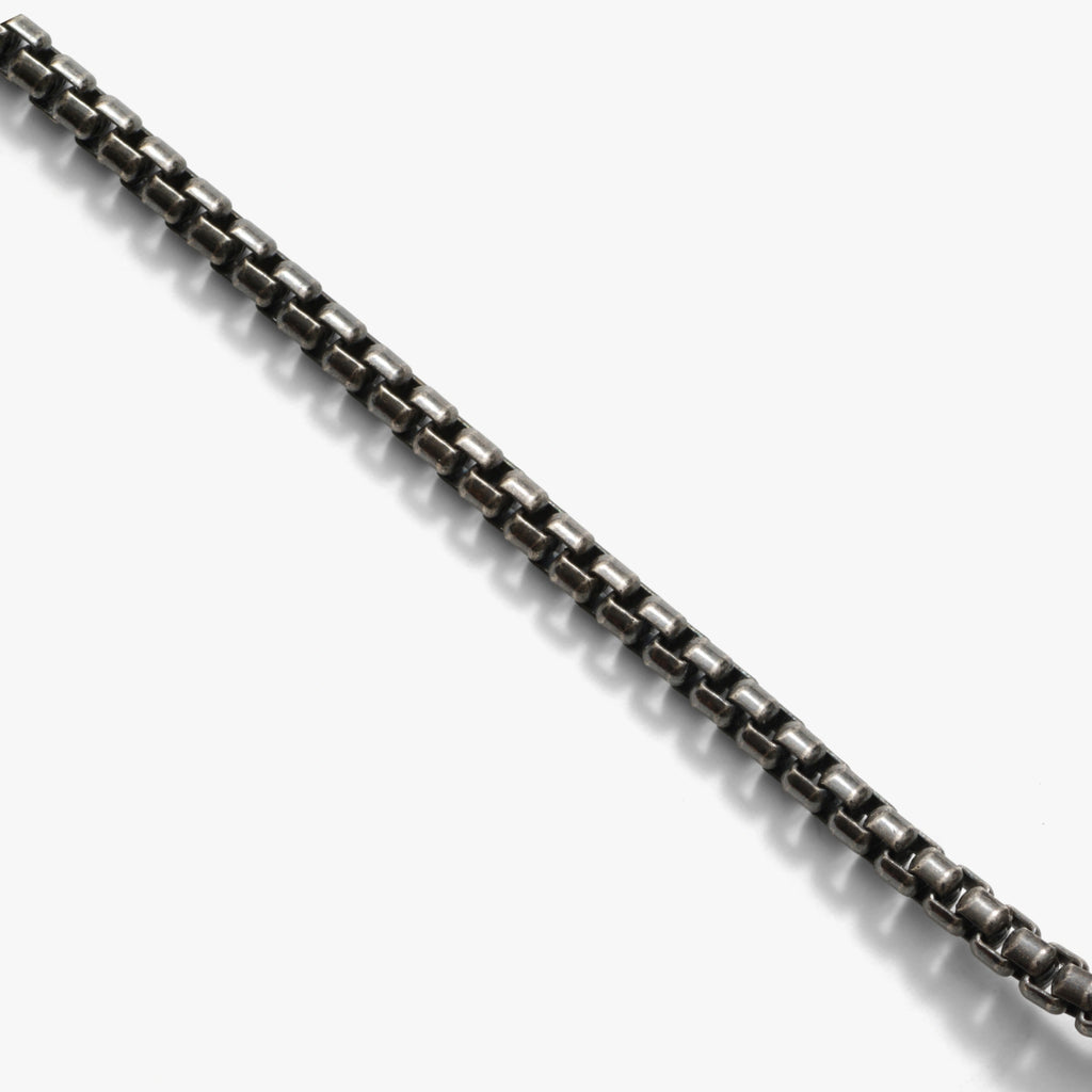 Awe Inspired Necklaces Oxidized 925 Sterling Silver / 18'' 2.1mm Rounded Box Chain