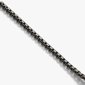 Awe Inspired Necklaces Oxidized 925 Sterling Silver / 18'' 2.1mm Rounded Box Chain