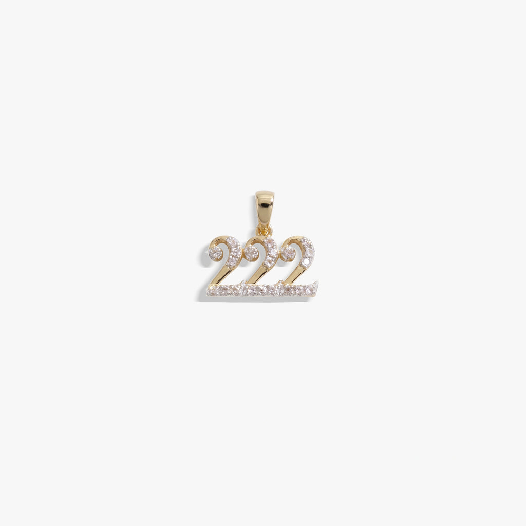 Awe Inspired  Pendants 222 Sapphire Angel Number