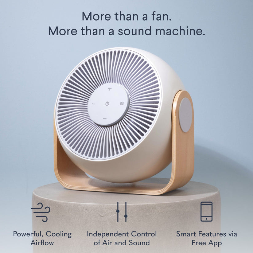 Breez Smart Bedroom Fan & Sound Machine by SNOOZ – Awe Inspired