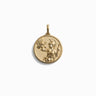 Round standard Athena pendant in gold