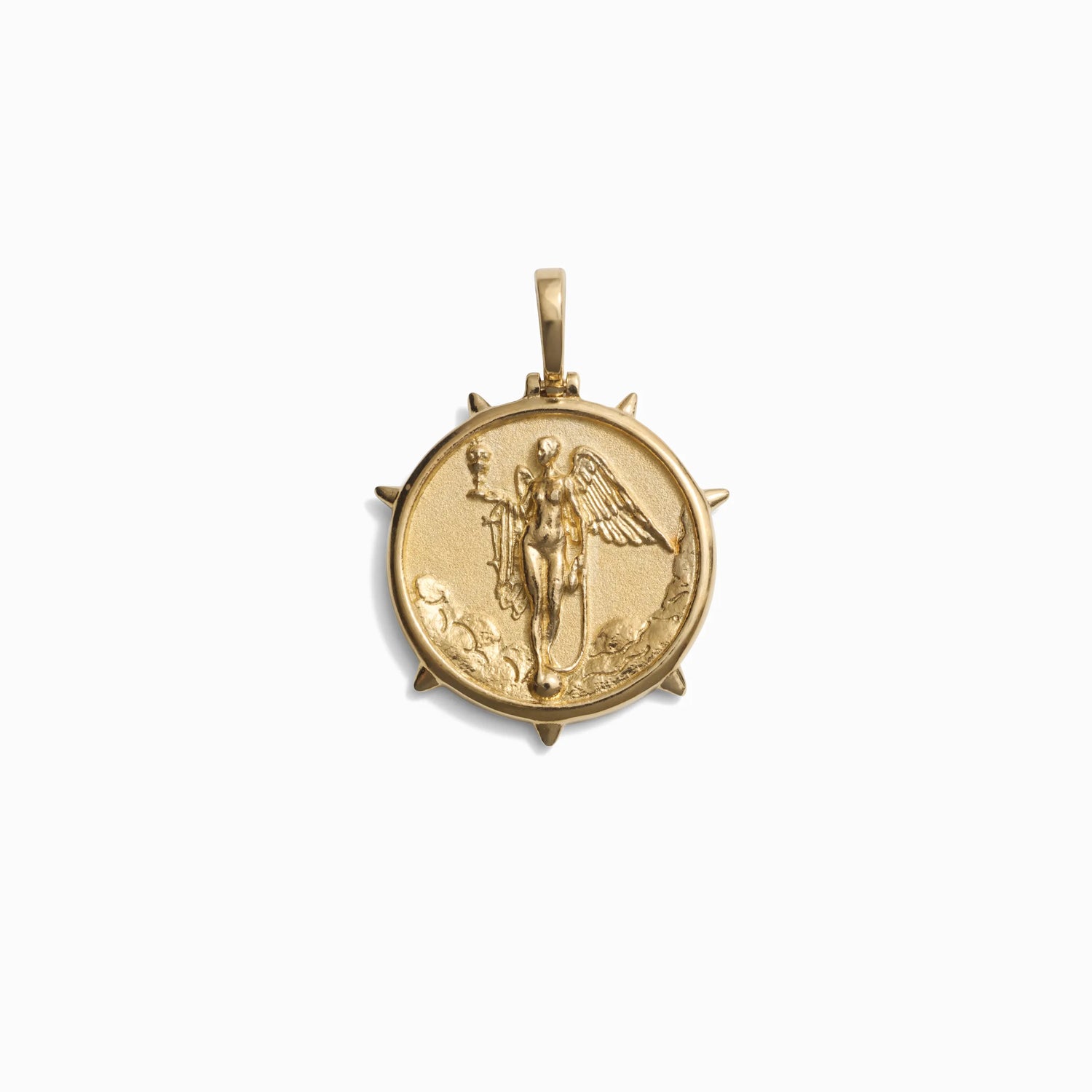 Product image of Round Standard Nemesis Pendant in gold vermeil