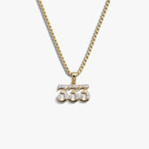 Awe Inspired Necklaces 14K Gold Vermeil / 333 / 16''-18'' Sapphire Angel Number Necklace