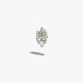 Awe Inspired Earrings 925 Sterling Silver / Single Right Gemstone Scorpion Studs
