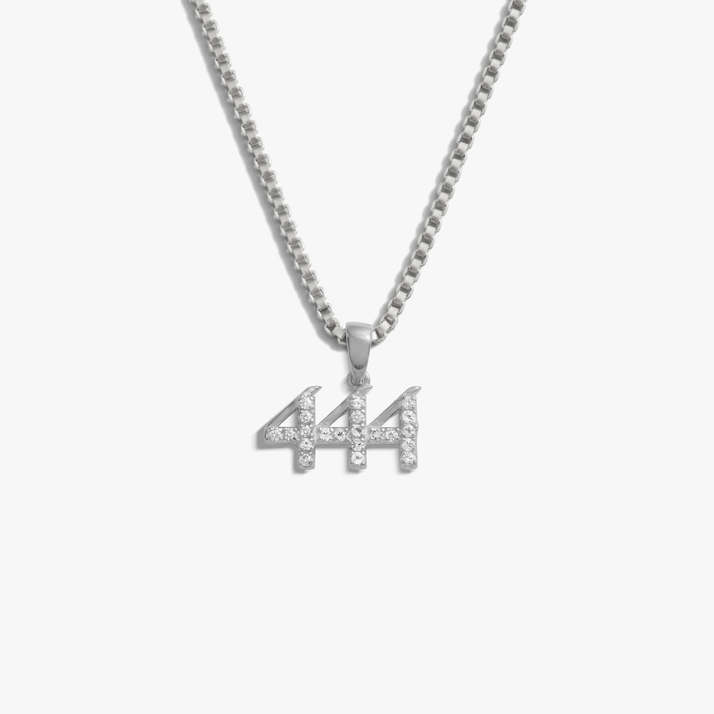 Awe Inspired  Necklaces Sapphire Angel Number Necklace