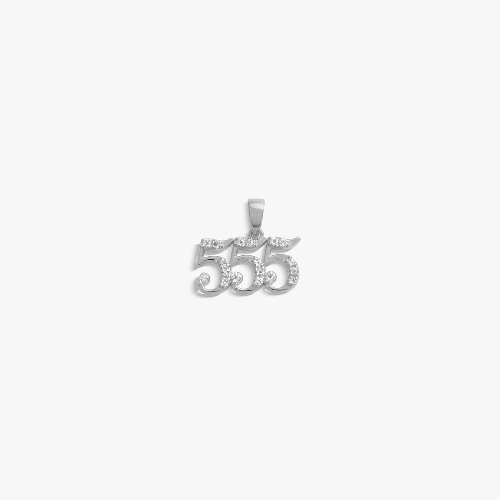 Awe Inspired  Pendants 555 Sapphire Angel Number