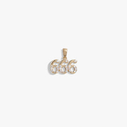 Awe Inspired  Pendants 666 Sapphire Angel Number