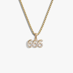 Awe Inspired  Necklaces Sapphire Angel Number Necklace