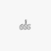 Awe Inspired Pendants 925 Sterling Silver / 666 Sapphire Angel Number Amulet