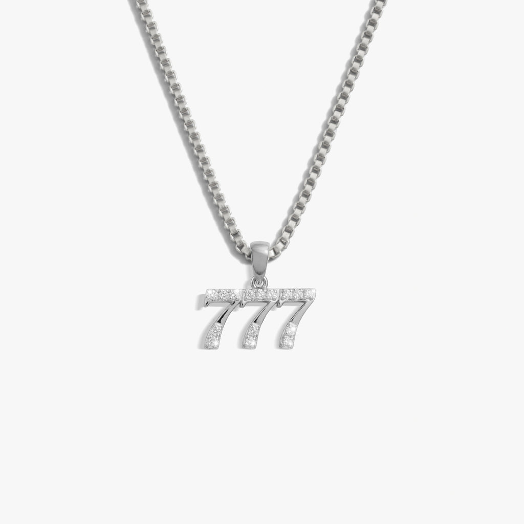 Awe Inspired  Necklaces Sapphire Angel Number Necklace