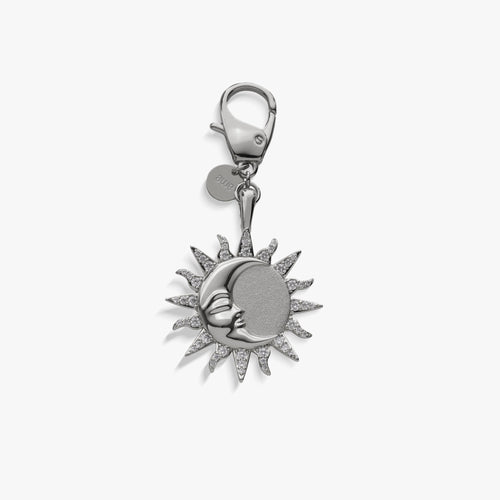 Awe Inspired Ritual 925 Sterling Silver Sun & Moon Bag Charm