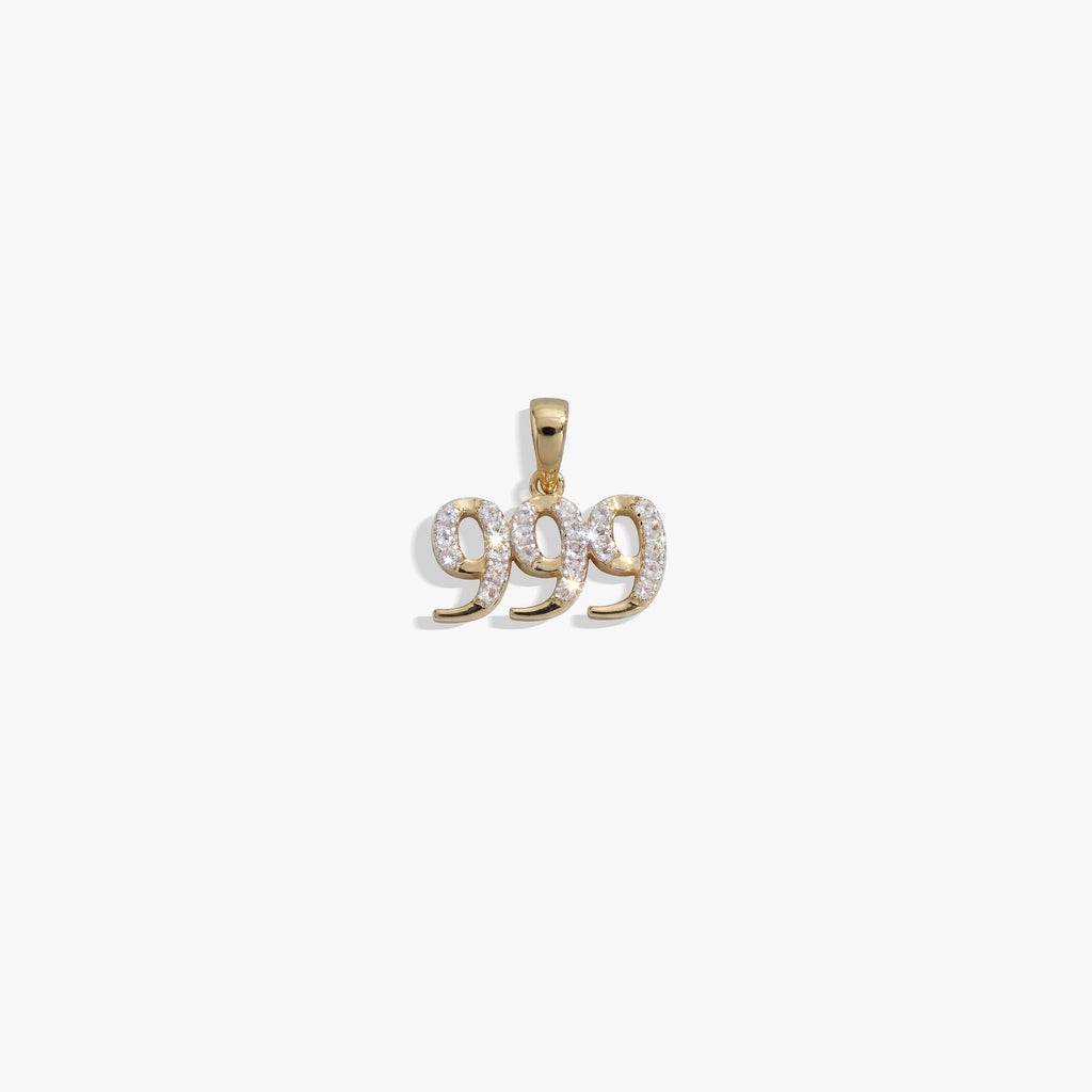 Awe Inspired  Pendants 999 Sapphire Angel Number