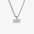 Awe Inspired  Necklaces Sapphire Angel Number Necklace