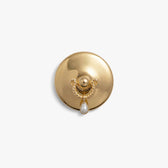 Awe Inspired Accessories Gold Plated Brass Pierced Pearl Brooch