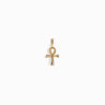 An Awe Inspired Ankh Amulet charm on a white background.