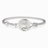 An Awe Inspired Goddess Cuff Bracelet with an image of st michael.