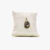 Awe Inspired Pendant 14K Gold Vermeil / Black Mother of Pearl Archive Gemstone Statement Pendant
