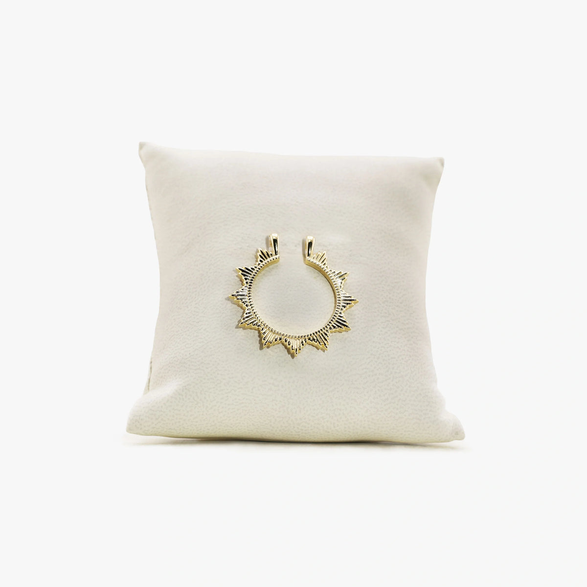 Awe Inspired Pendant 14K Gold Vermeil Archive Radiating Rays Halo