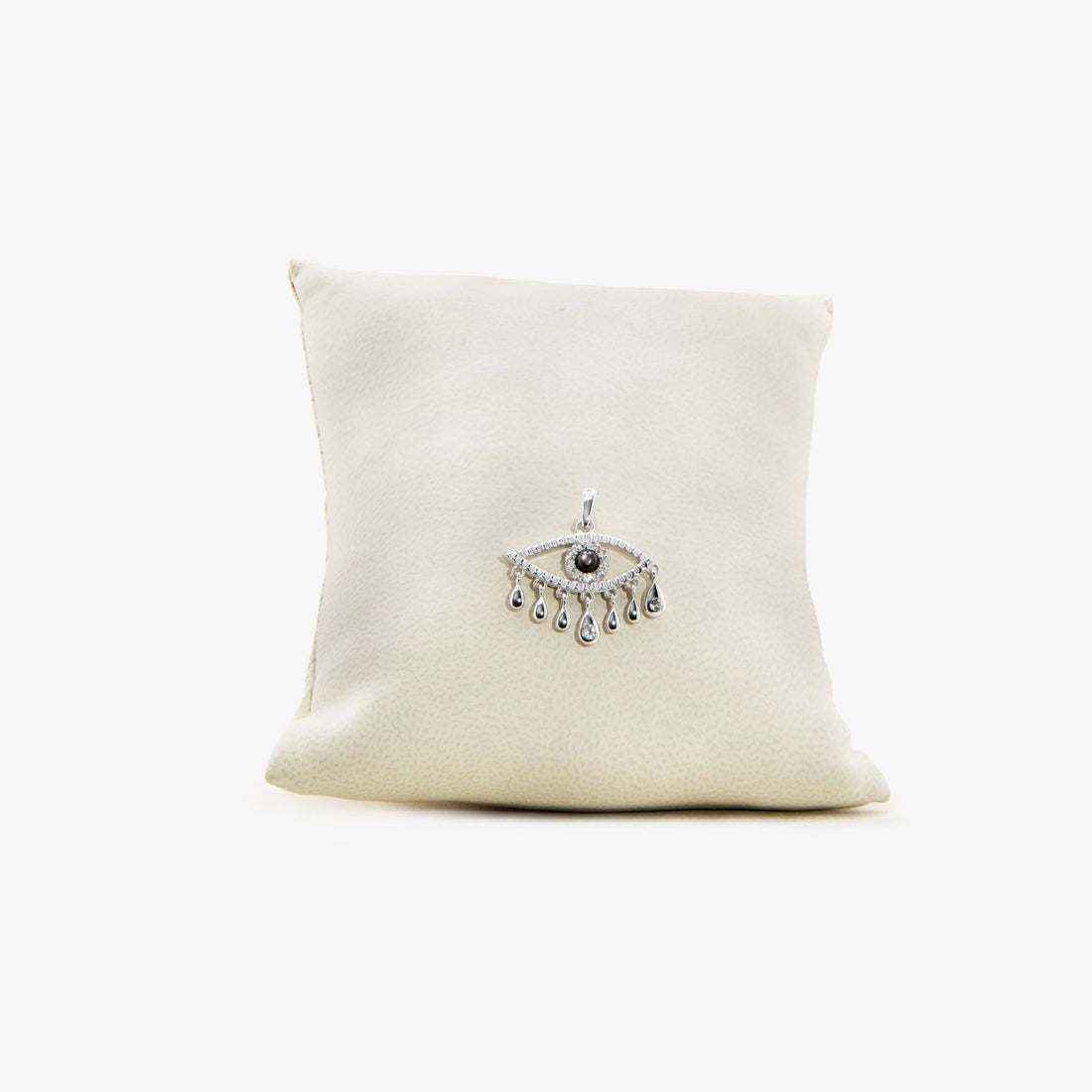 Awe Inspired Pendant 925 Sterling Silver / Black Mother of Pearl Archive Third Eye Dangle Pendant