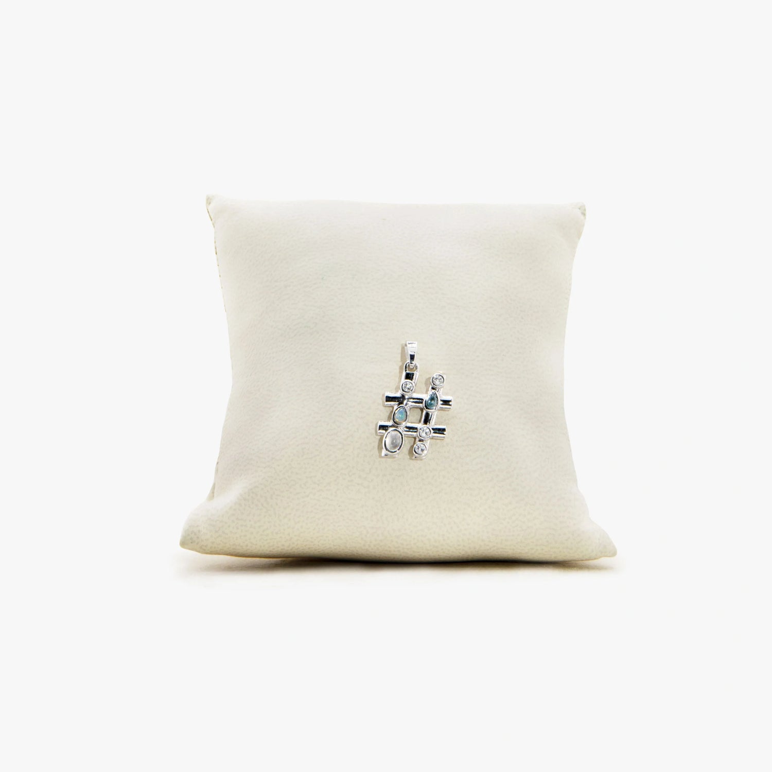 Awe Inspired Pendant 925 Sterling Silver / Moonstone Archive # Gemstone Sign Pendant