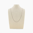Awe Inspired Necklace 14K Gold Vermeil / Navy / 18" - 22" Archive Dainty Color Chain