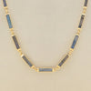Awe Inspired Necklaces 14K Gold Vermeil / Labradorite / 22" Archive Gemstone Bar Chain