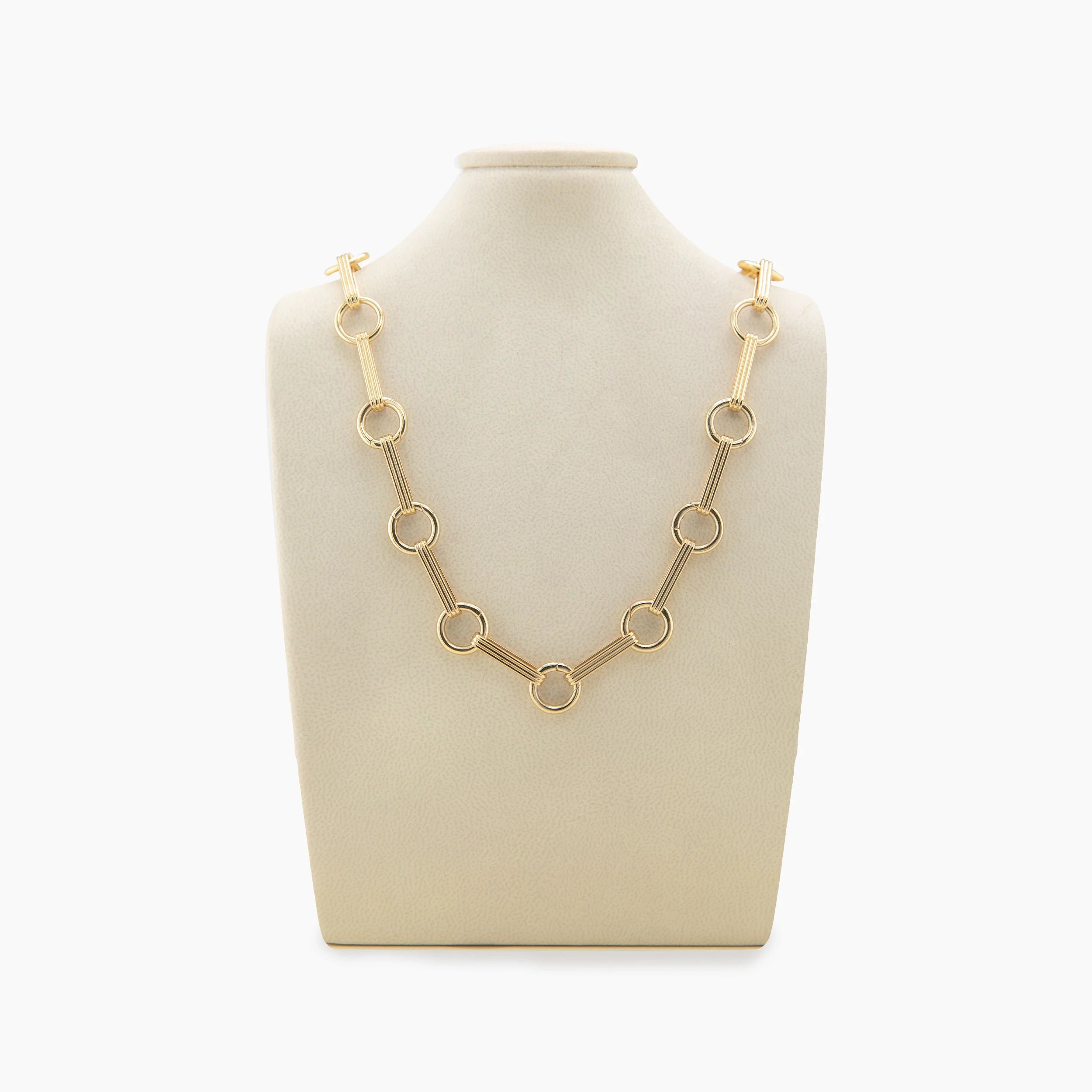Awe Inspired Necklace 14K Gold Vermeil / 18" - 20" Archive Bar Charm  Seven Collectors Necklace