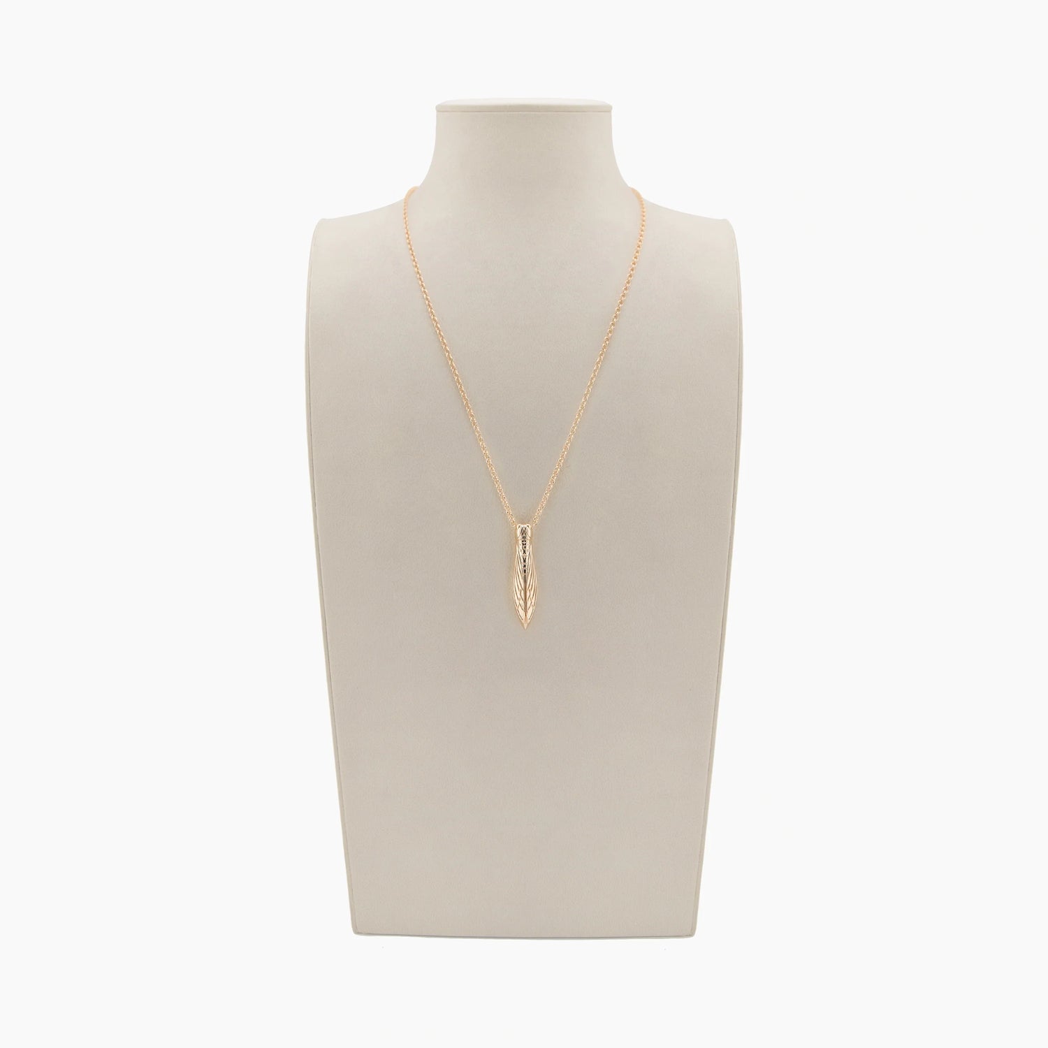 Awe Inspired Necklace 14K Gold Vermeil / 18" - 20" Archive Cicada Flower Vessel Necklace