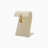 Awe Inspired Earrings Oxidized 14K Gold Vermeil / Pair Archive Skull Huggies