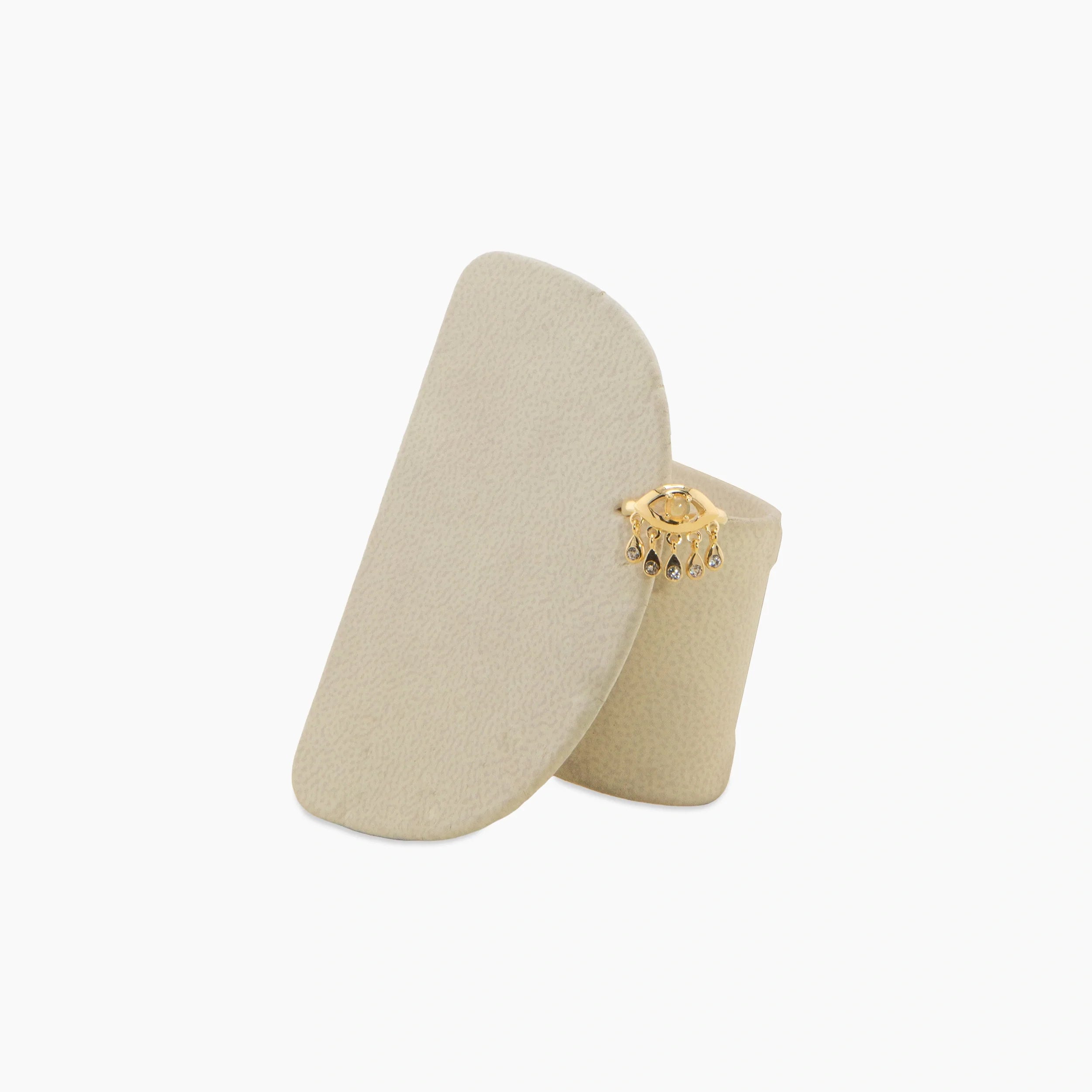 Archive Third Eye Earcuff with Teardrop Dangles