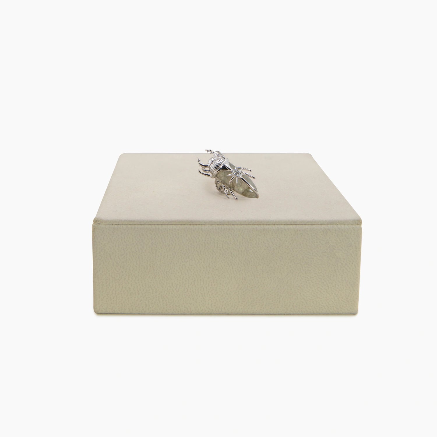 Awe Inspired Accessories 925 Sterling Silver / Labradorite Archive Labradorite Beatle Brooch