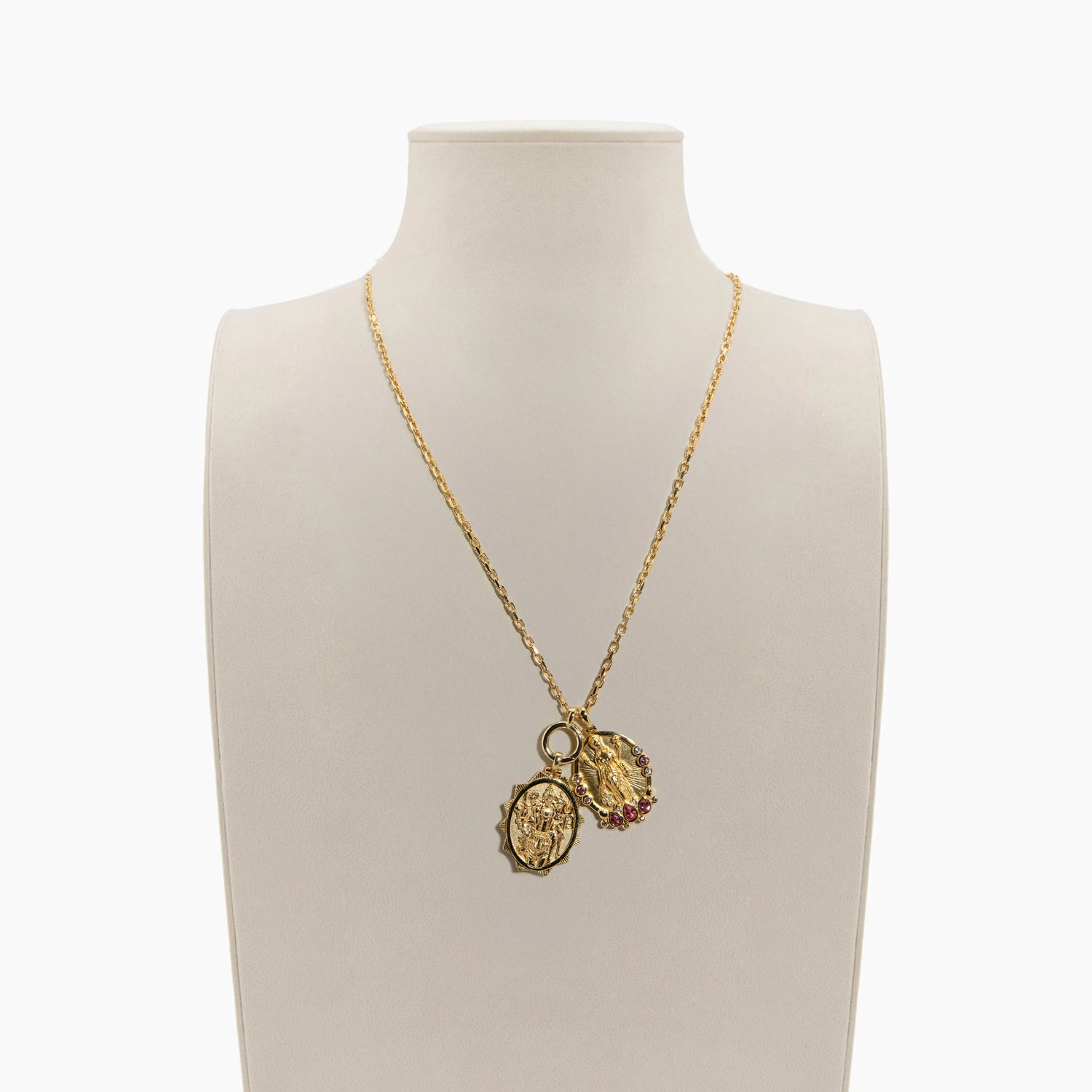 Awe Inspired Necklaces 14K Gold Vermeil Shakti Divine Duality Necklace