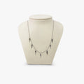 Awe Inspired Necklaces 925 Sterling Silver Archive Spiked Moonstone Necklace