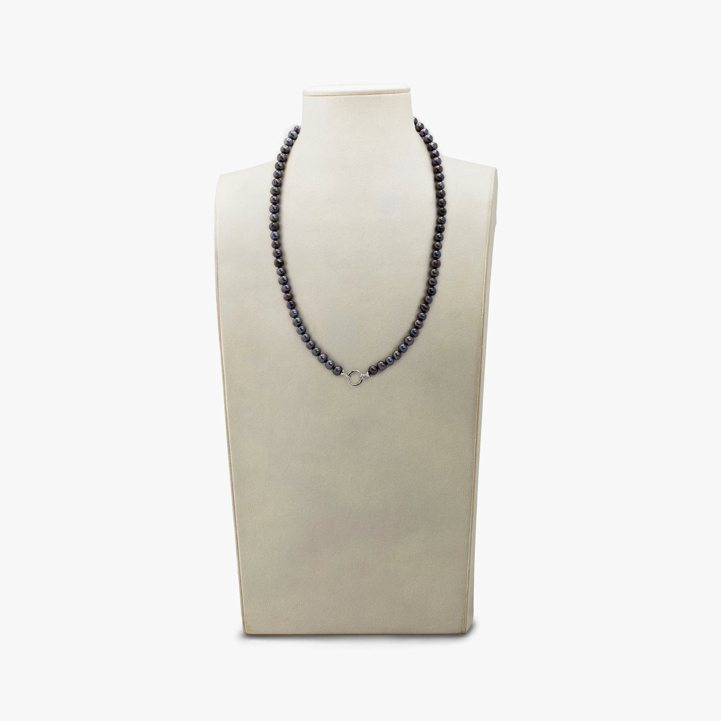 Awe Inspired Necklaces 925 Sterling Silver Archive Purple Pearl Collector Necklace
