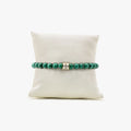 Awe Inspired Bracelets 14K Gold Vermeil / Green Onyx / 7" Archive Affirmation Bracelet-Fam