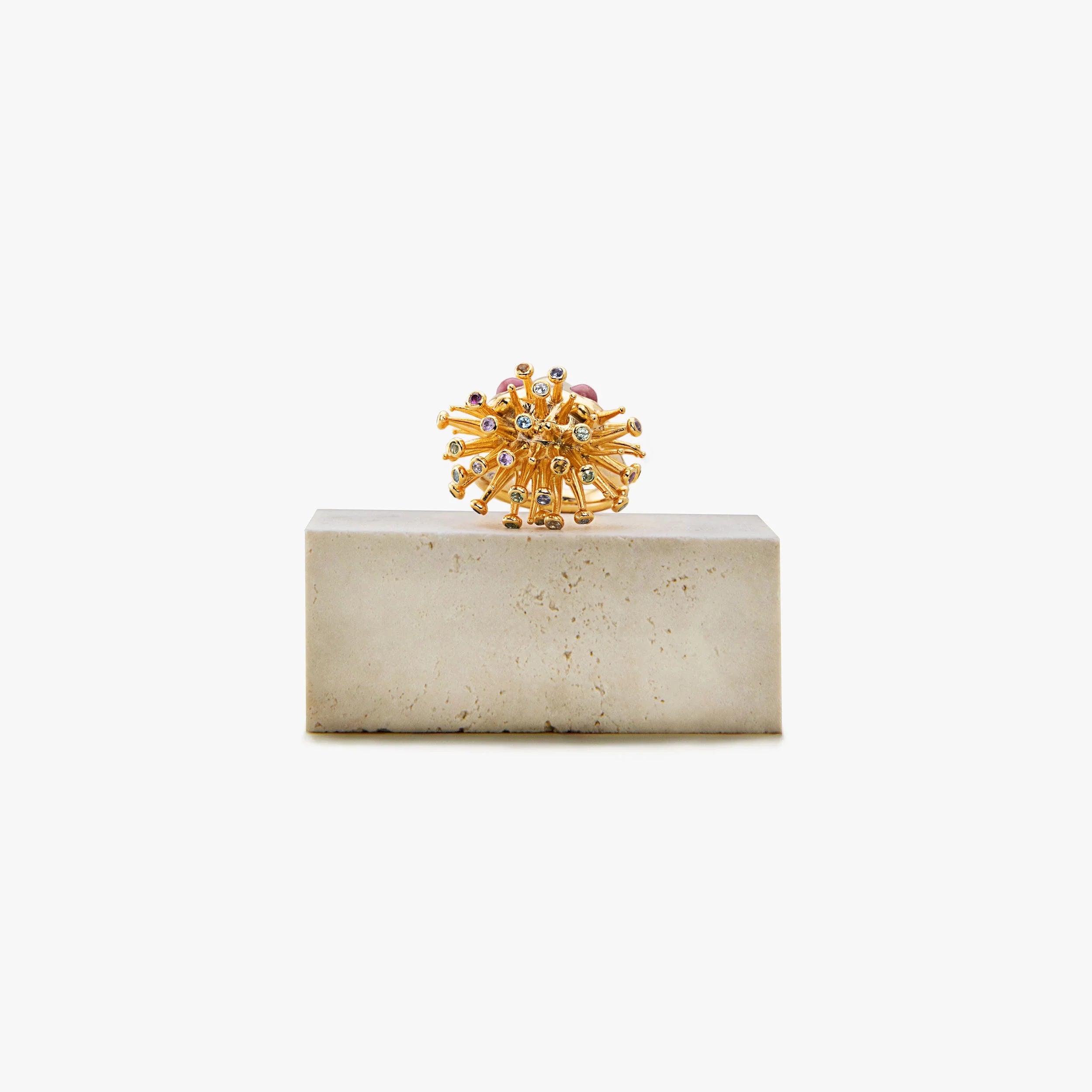 Awe Inspired Rings 14K Gold Vermeil / Pink / 7" Archive Hedgehog-Fam