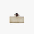 Awe Inspired Rings 925 Sterling Silver / Red Garnet / 6 Archive Snake in the Garden-Fam