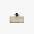 Awe Inspired Rings 925 Sterling Silver / Red Garnet / 7 Archive Snake in the Garden-Fam