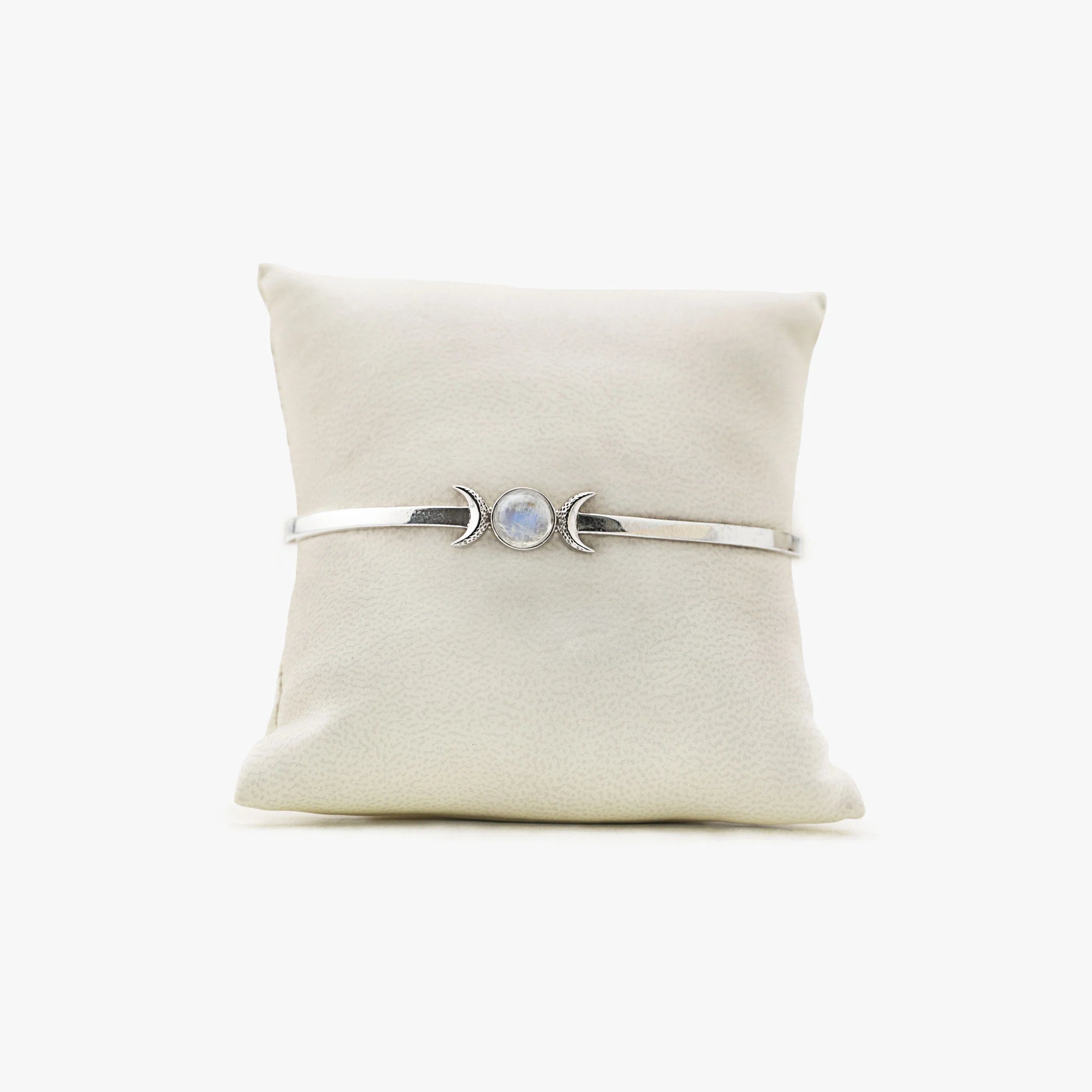 Awe Inspired Bracelets 925 Sterling Silver Archive Triple Moon Cuff-Fam