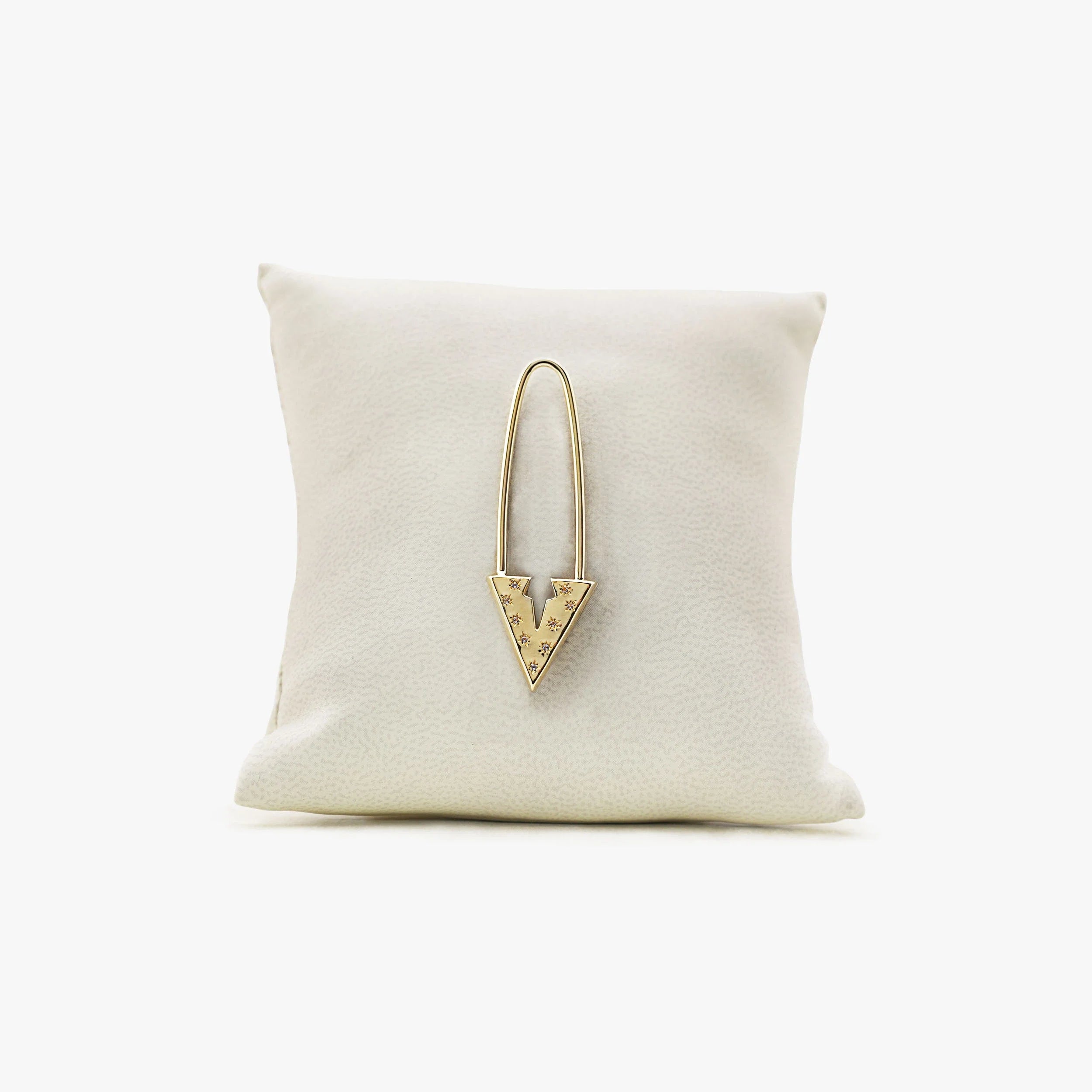 Awe Inspired Accessories 14K Gold Vermeil Archive Starry Paperclip-Fam